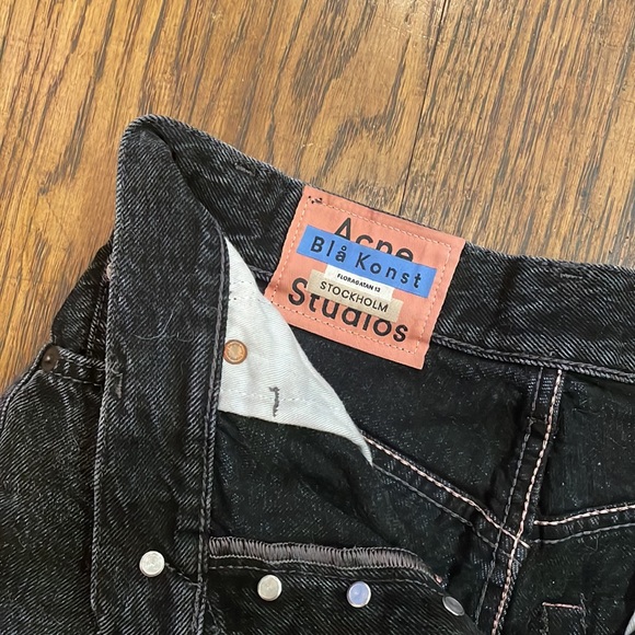 ACNE STUDIOS high waist black denim shorts | never worn | no tags - Picture 3 of 6